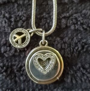 Brighton "B" Happy necklace